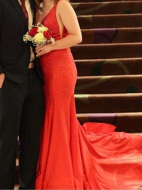 Sherri Hill | Dresses | Sherri Hill 54255 Prom Dress Nudegoldsilver Size  And 6 | Poshmark